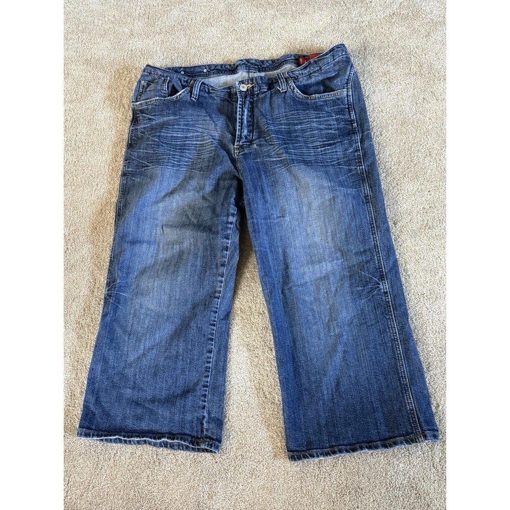 Seven 7 Jeans Women’s Size 20 Blue Crop Premium Denim Jeans Y2K